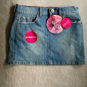Glo Jean mini skirt